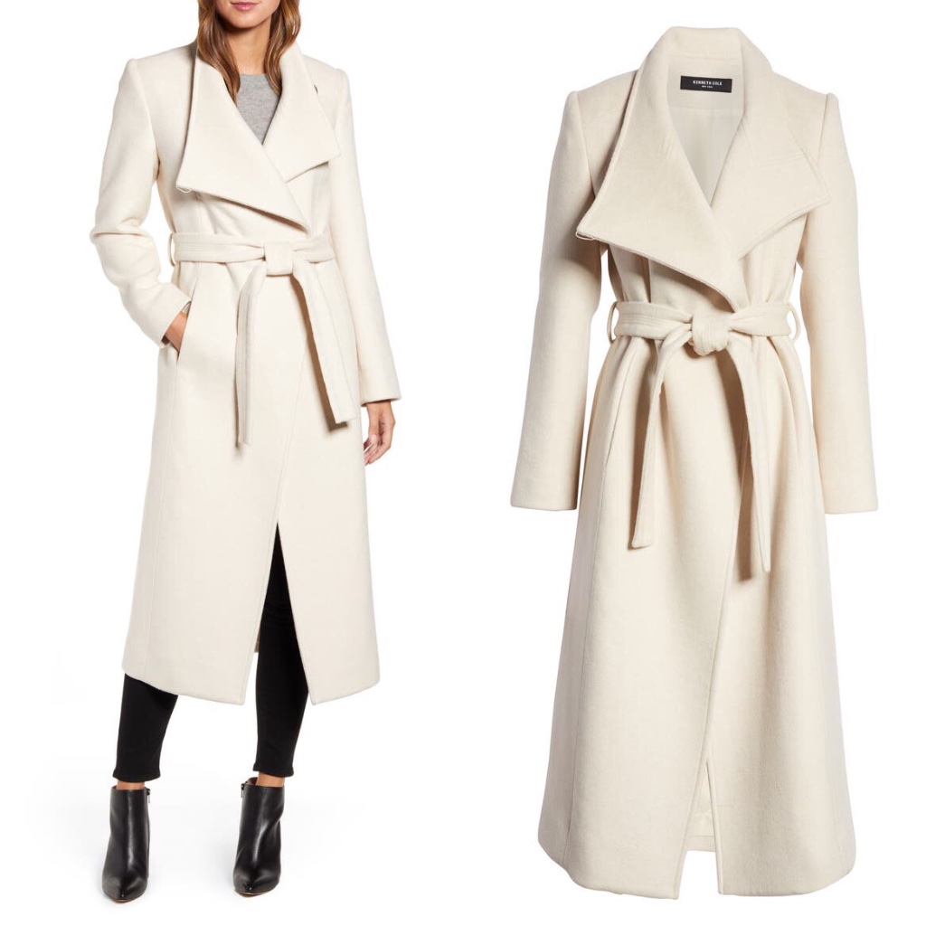 Kenneth Cole Fencer Melton Wool Coat No Offers Considered